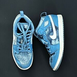 Kids Nike Air Jordan 1 Mid GS 'Washed Denim